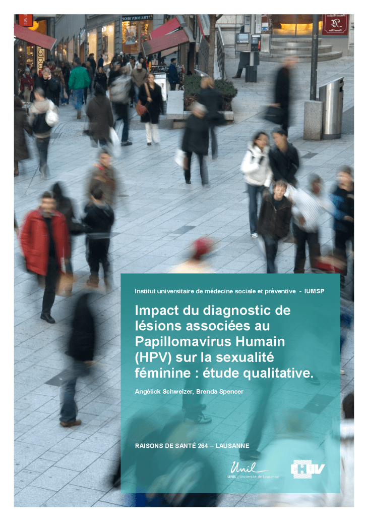 Impact du diagnostic de lésions associées au Papillomavirus Humain (HPV) sur la sexualité féminine : étude qualitative