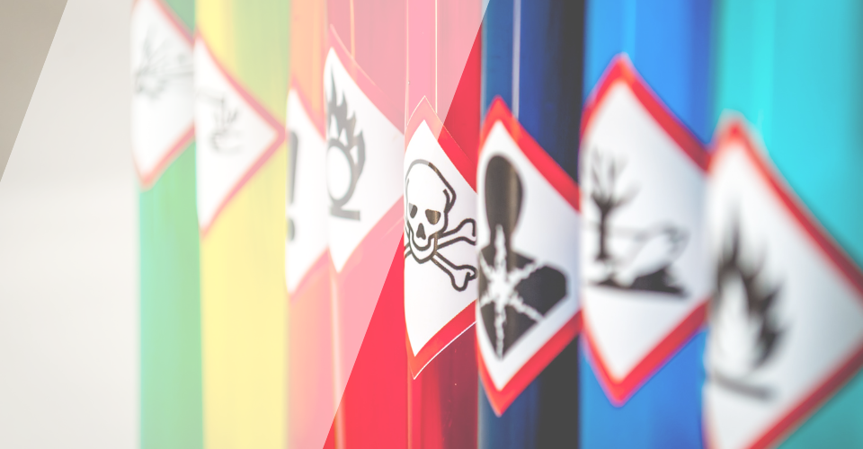 gestion produit chimique danger etiquette